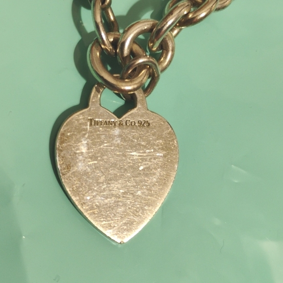 SALE! Authentic Tiffany & Co. Vintage Thick 925 Sterling Silver Link Bracelet - Picture 3 of 10